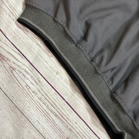 Vintage Gray V-Neck Lightweight Windbreaker Sweater Pullover Jacket Made in‎ USA - Picture 9 of 12